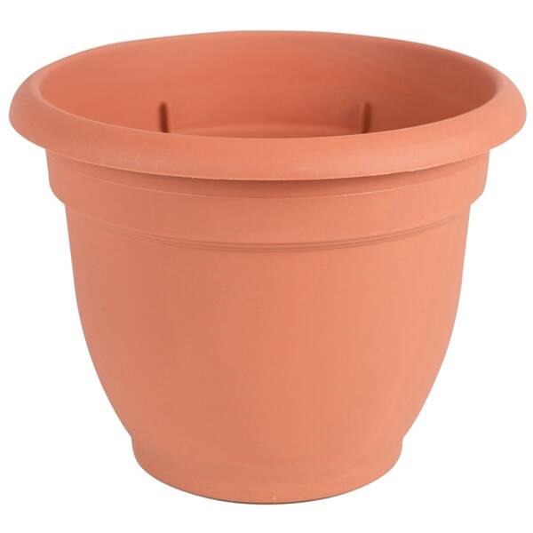 Bloem 20-56110 Self-Watering Planter, 2 Gal Capacity, Round, Plastic, Terra Cotta