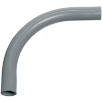 1-1/2-Inch Gray Schedule 40 & 80 Conduit Elbow