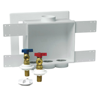 1/2-Inch Copper Sweat Inlet Washing Machine Outlet Box
