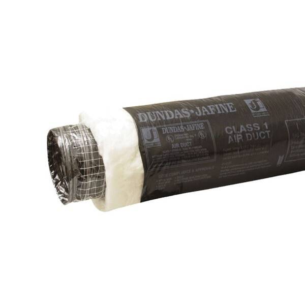 6-Inch X 25-Foot Polyethylene Flexible Insulated Duct 1 6-Inch X 25-Foot Polyethylene Flexible Insulated Duct