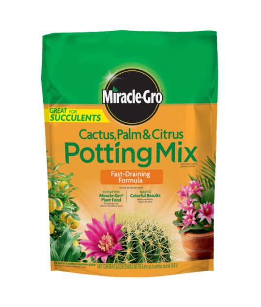 8-Dry Quart Cactus, Palm, And Citrus Potting Mix 0.06-0.02-0.04