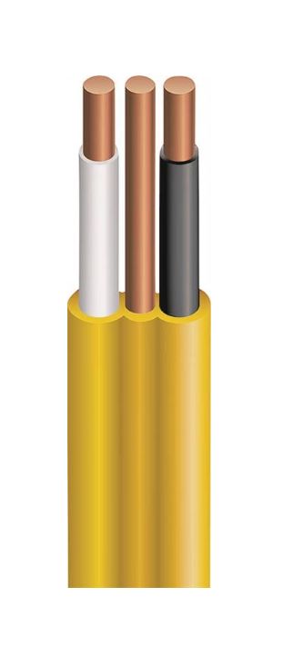 50-Foot Yellow Type Nm Building Wire