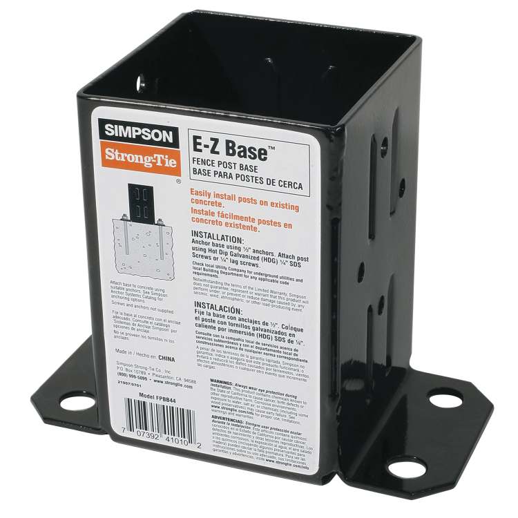 12-Gauge E-Z Base Fence Post Base