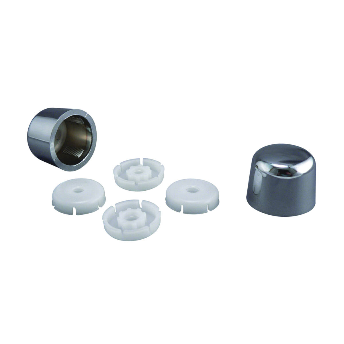 Universal Bolt Cap, Polished Chrome