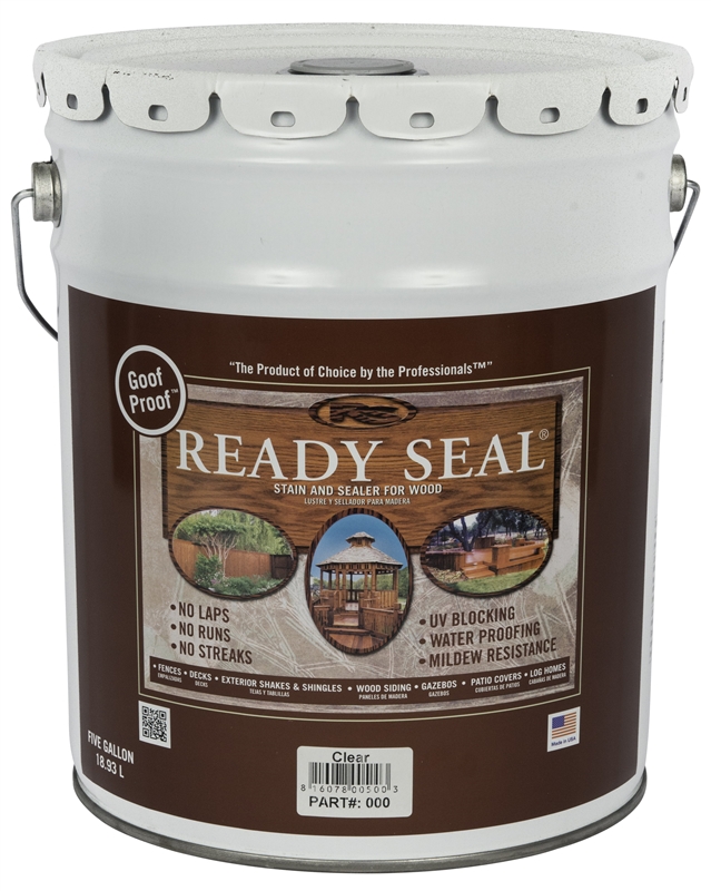 5-Gallon Clear Exterior Wood Sealer 1 5-Gallon Clear Exterior Wood Sealer