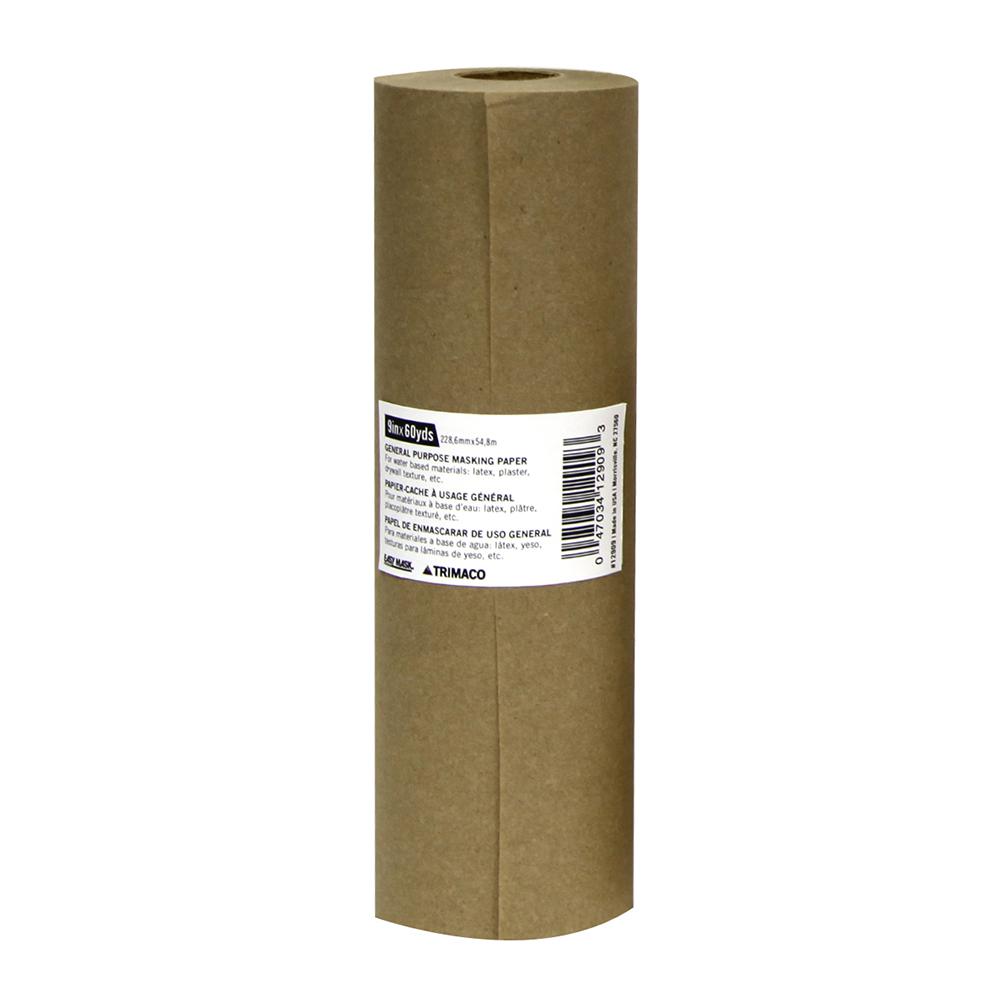 9-Inch X 180-Foot EasyMask Brown Masking Paper 1 9-Inch X 180-Foot EasyMask Brown Masking Paper