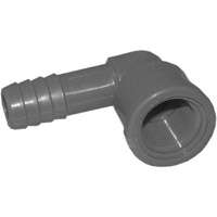 1/2-Inch Gray Polyethylene Combination Hose To Pipe Elbow 1 1/2-Inch Gray Polyethylene Combination Hose To Pipe Elbow