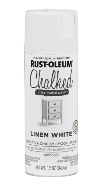 12-Ounce Chalked Linen White Ultra Matte Spray Paint 2 12-Ounce Chalked Linen White Ultra Matte Spray Paint