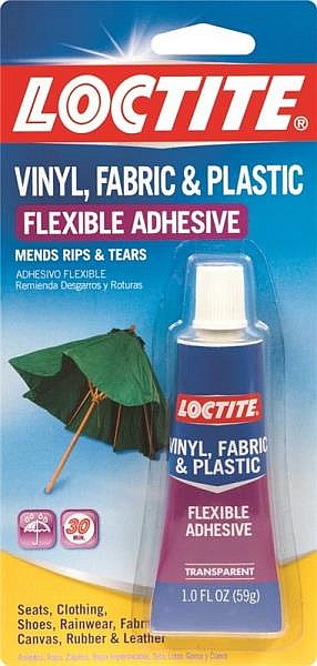 1-Fl. Oz. Transparent Vinyl, Fabric, Plastic Flexible Adhesive 1 1-Fl. Oz. Transparent Vinyl, Fabric, Plastic Flexible Adhesive