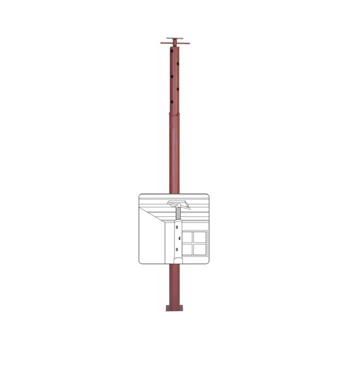 1-Foot 7-Inch To 3-Foot Extend-O-Post Adjustable Jack Post