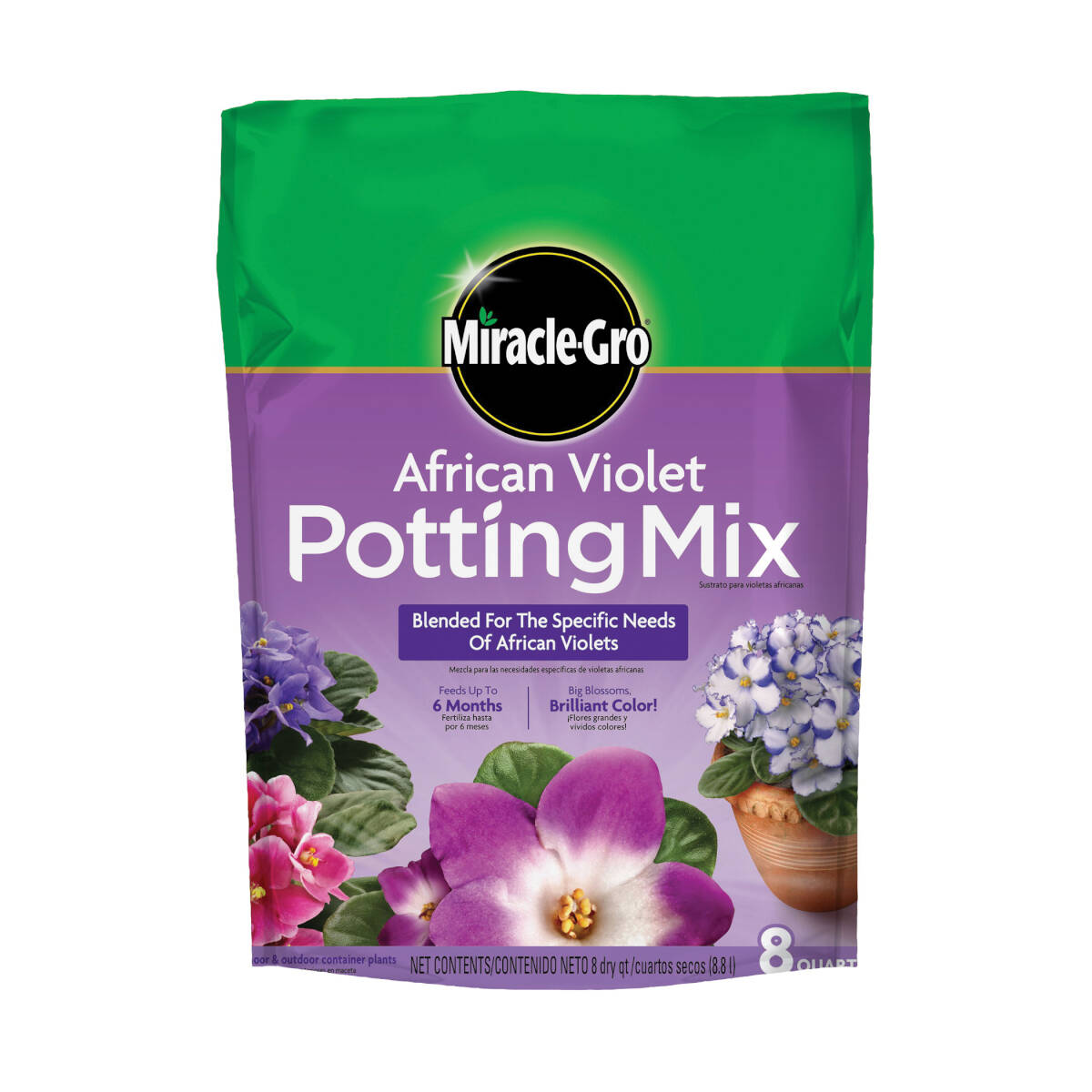 6-Dry Quart Indoor Potting Mix For Containers, 0.25-0.13-0.19