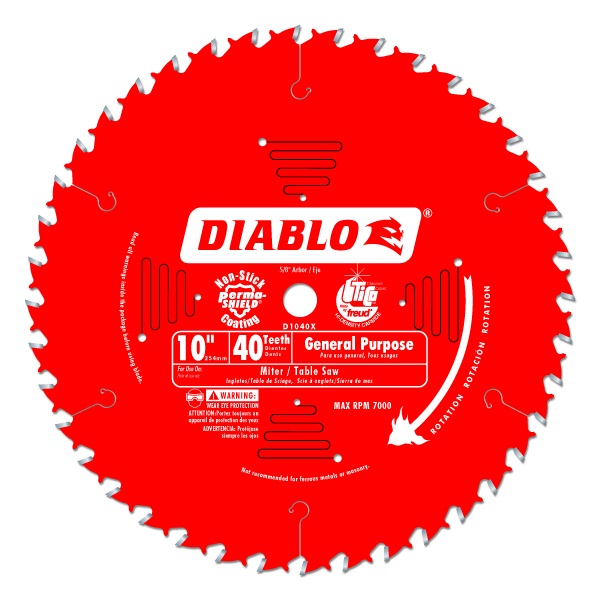 10-Inch X 40-Tooth General Purpose Saw Blade 1 10-Inch X 40-Tooth General Purpose Saw Blade
