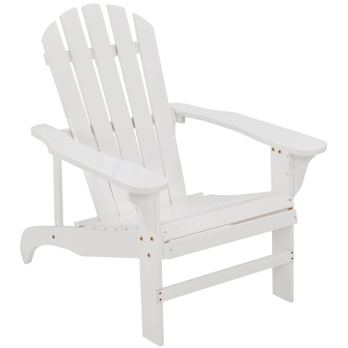 White Frame Adirondack Chair