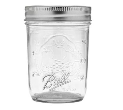 8-Ounce Regular Mouth Mason Jars With Lids And Bands, 12-Pack 2 8-Ounce Regular Mouth Mason Jars With Lids And Bands, 12-Pack