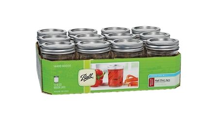 8-Ounce Regular Mouth Mason Jars With Lids And Bands, 12-Pack 3 8-Ounce Regular Mouth Mason Jars With Lids And Bands, 12-Pack