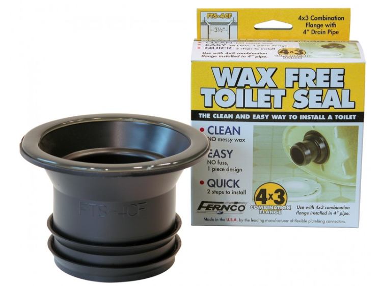 Wax Free Toilet Seal 3 x 4-Inch Combo 1 Wax Free Toilet Seal 3 x 4-Inch Combo