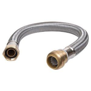 SharkBite, 3/4-Inch X 3/4-Inch X 12-Inch, Stainless Steel, Water Heater Connector S/S Flex 1 SharkBite, 3/4-Inch X 3/4-Inch X 12-Inch, Stainless Steel, Water Heater Connector S/S Flex