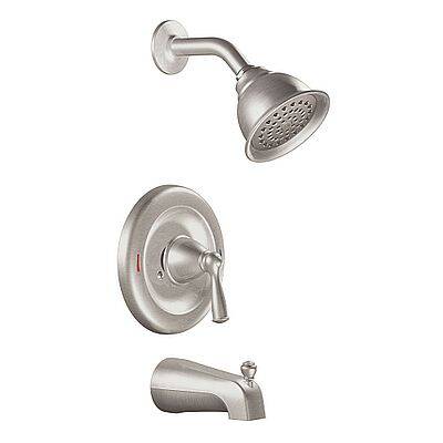 Banbury® Brushed Nickel 1-Handle Tub & Shower Trim Kit - 1-Function Showerhead, 1.75 GPM, Posi-Temp® Pressure Valve Included 2 Banbury® Brushed Nickel 1-Handle Tub & Shower Trim Kit - 1-Function Showerhead, 1.75 GPM, Posi-Temp® Pressure Valve Included