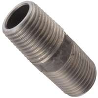 Steel Black Pipe Nipple, 2\