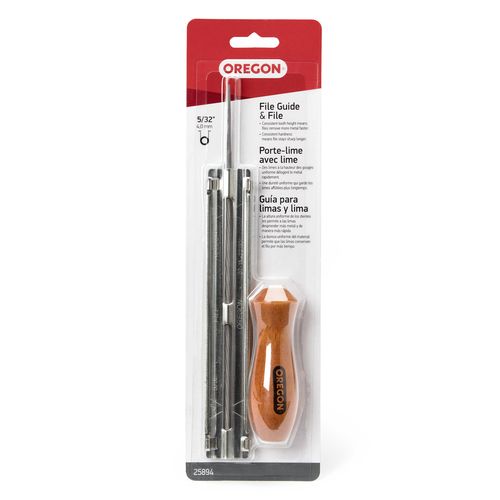 5/32-Inch Chain Saw File Guide With File