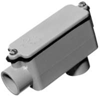 1-1/2-Inch Gray Schedule 40 And 80 Type-LB Conduit Body 1 1-1/2-Inch Gray Schedule 40 And 80 Type-LB Conduit Body