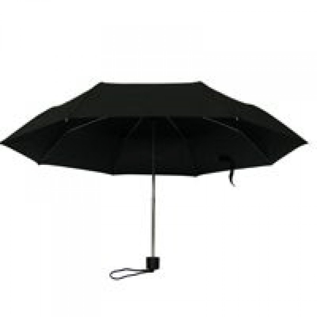 19-1/2-Inch Black Mini Nylon Umbrella
