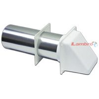 4-Inch White Plastic Dryer Vent Hood 1 4-Inch White Plastic Dryer Vent Hood