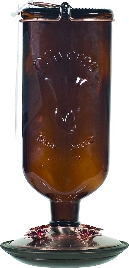 Humbird Bird Antique Bottle Feeder
