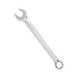 Combination Wrench, 20 Mm Head, Chrome Vanadium Steel, Silver