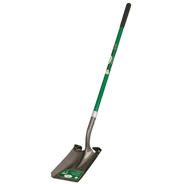 Square Shovel With 47-Inch Fiberglass Handle 1 Square Shovel With 47-Inch Fiberglass Handle