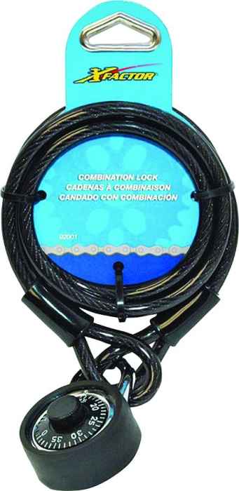 Combination Lock With Cable