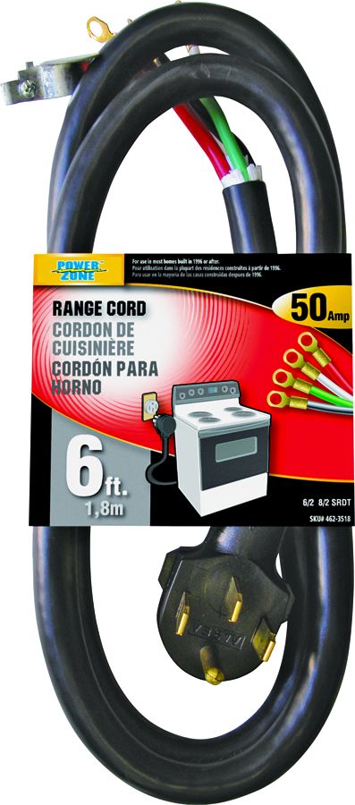 6-Foot 6/2 SRDT Indoor Range Cord