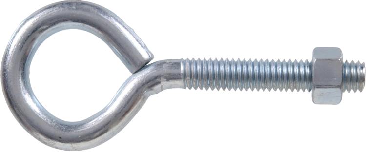 Hardware Essentials™ 1/2-13 x 12-Inch Eye Bolt With Hex Nut 1 Hardware Essentials™ 1/2-13 x 12-Inch Eye Bolt With Hex Nut