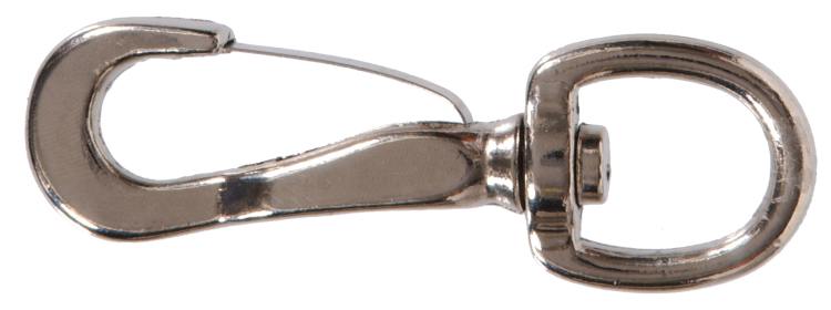 Hardware Essentials™ 1/4 x 2-Inch Nickel Plated Round Swivel Eye