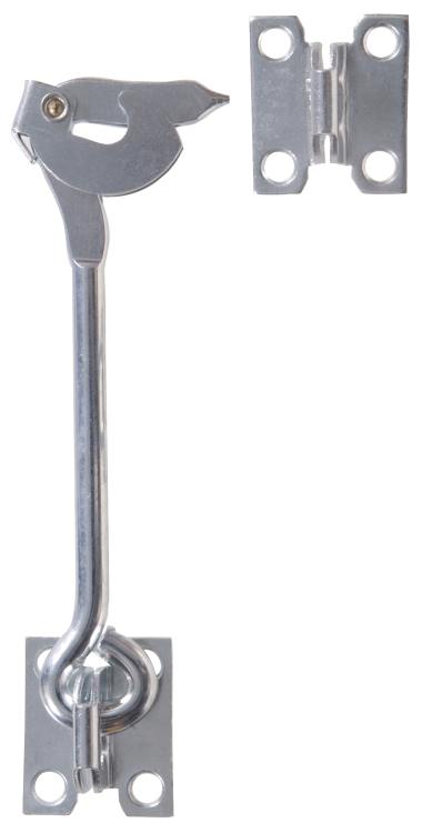 Hardware Essentials™ 6 in - Heavy Safety Hook W/Plate Staple 1 Hardware Essentials™ 6 in - Heavy Safety Hook W/Plate Staple