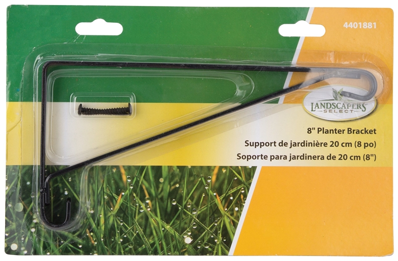 8-Inch Black Planter Bracket