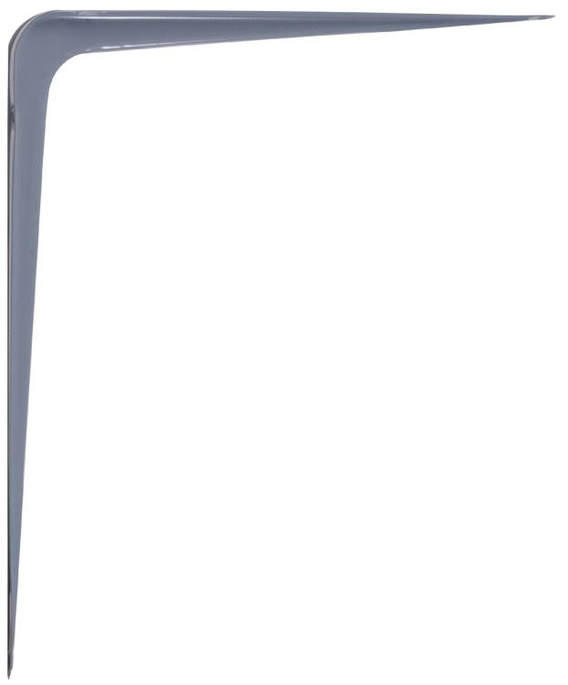 Hardware Essentials™ 10 x 12-Inch Gray Shelf Brackets-Inchstall With #7 Screw 1 Hardware Essentials™ 10 x 12-Inch Gray Shelf Brackets-Inchstall With #7 Screw