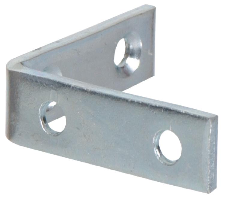 1 x 1/2-Inch Zinc Plated Corner Brace