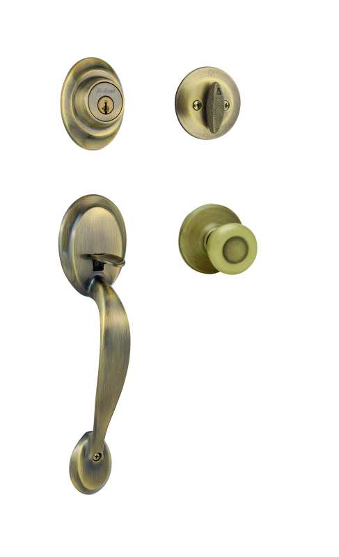 Dakota X Tylo Antique Brass Handleset