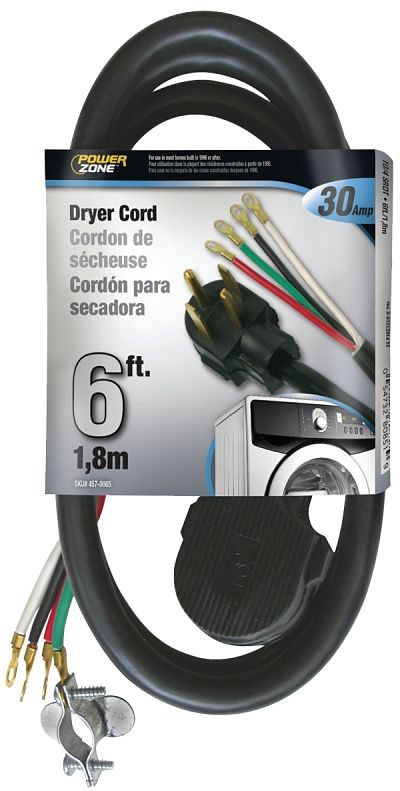 6-Foot 10/4 SRDT Indoor Dryer Cord