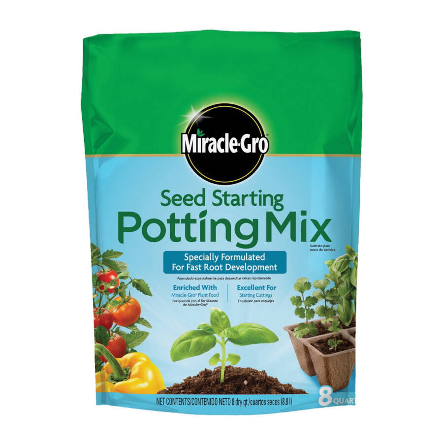 8-Dry Quart Seed Starting Potting Mix, 0.03-0.03-0.03