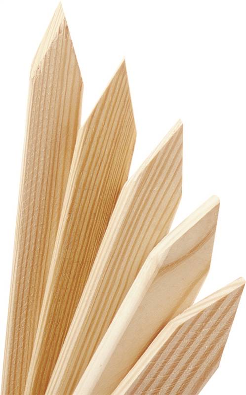 1 x 2 x 48-Inch Southern Yellow Pine Wood Chisel Point Grade Stake, Each