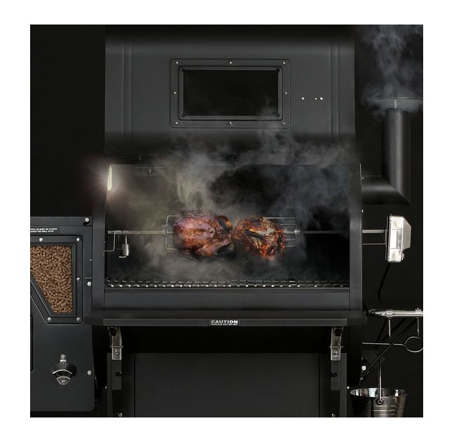 Jim Bowie Prime Plus Grill Rotisserie Kit