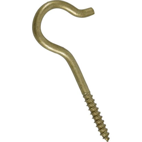 #6 x 3-3/8-Inch Durasteel Gold Coated Ceiling Hook