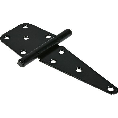 Hardware Essentials™ 6-Inch Black Heavy Duty T-Hinge 1 Hardware Essentials™ 6-Inch Black Heavy Duty T-Hinge