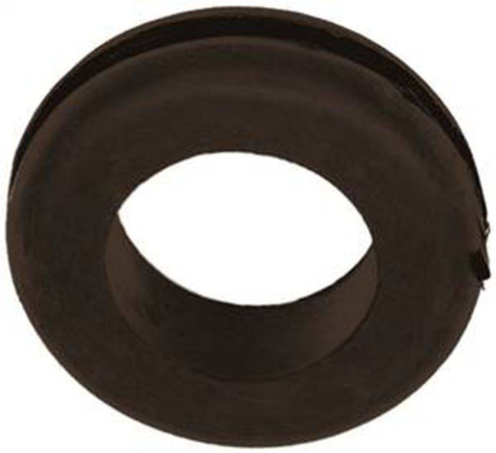1 X 1-3/4 X 3/8-Inch Black Rubber Grommet