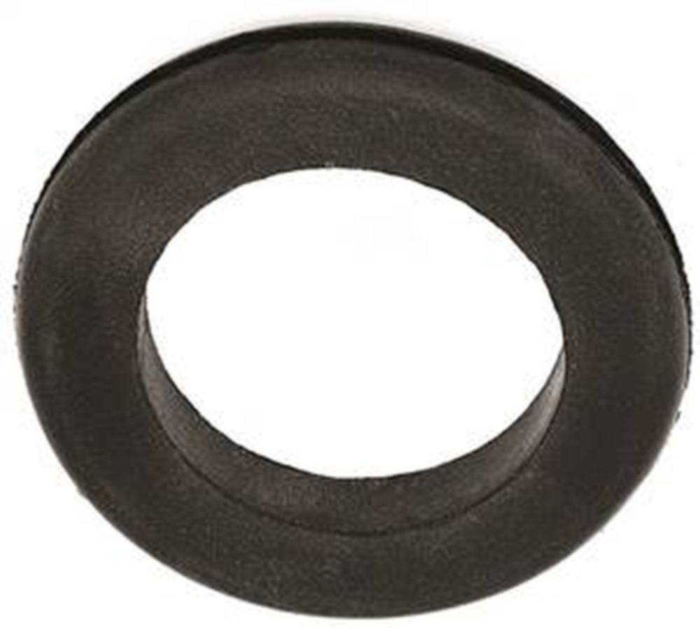 1-1/2 X 2-3/8 X 3/8-Inch Black Rubber Grommet