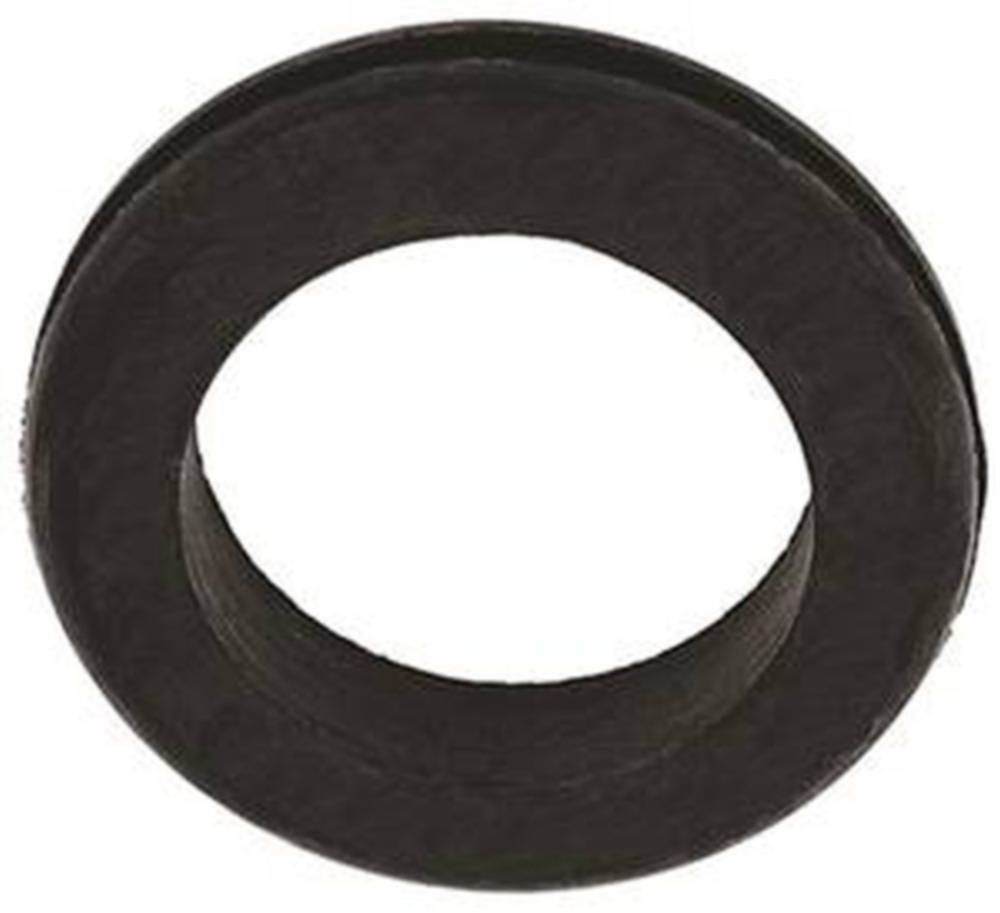 1-1/4 X 1-7/8 X 3/8-Inch Black Rubber Grommet