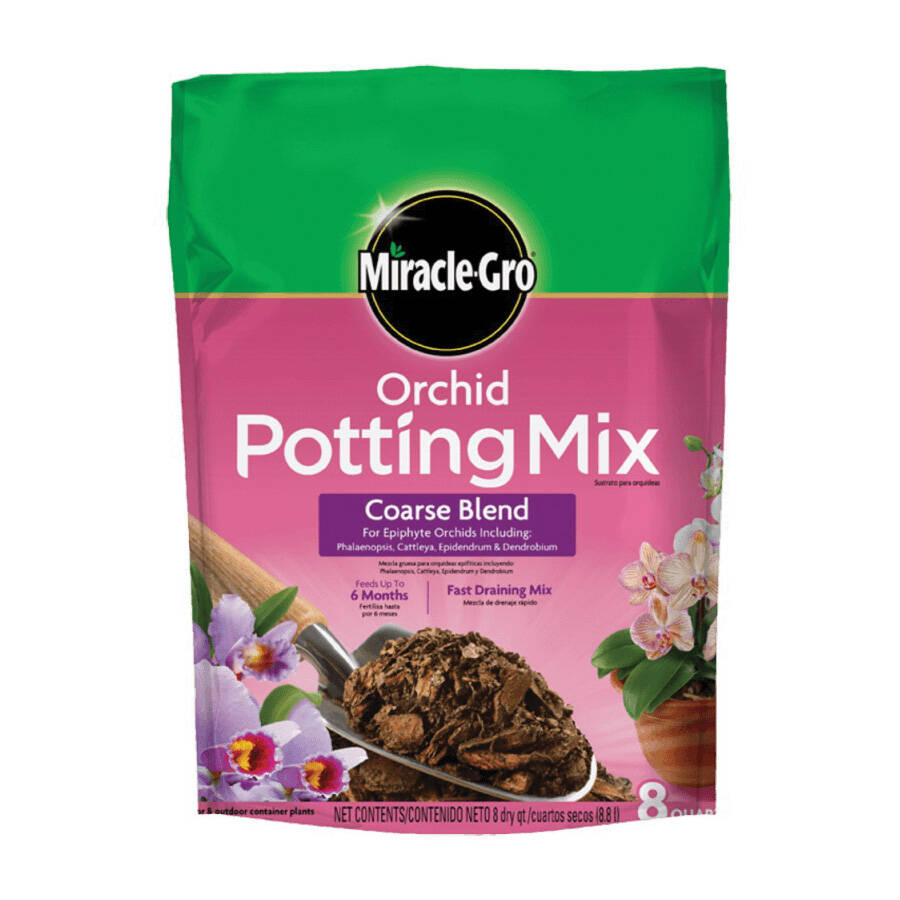 8-Dry Quart Orchid Potting Mix Coarse Blend