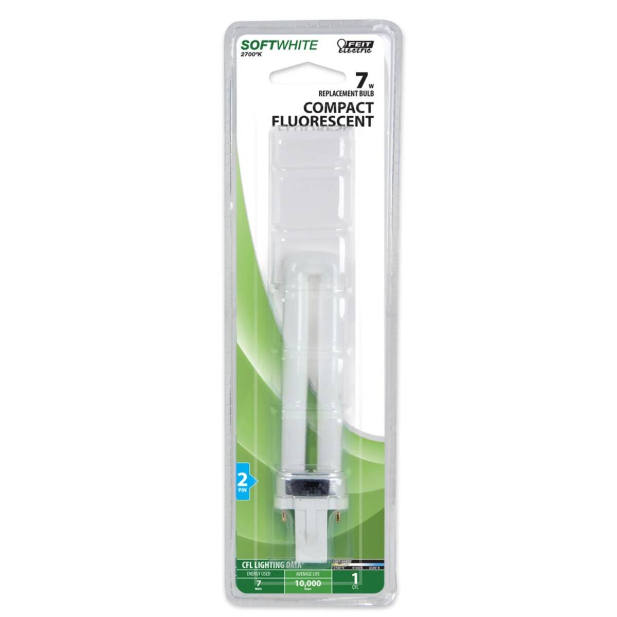 7-Watt PL G23-Bi Pin Soft White Non-Dimmable Compact Fluorescent CFL Light Bulb 1-Pack 1 7-Watt PL G23-Bi Pin Soft White Non-Dimmable Compact Fluorescent CFL Light Bulb 1-Pack